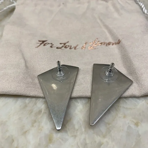 For Love and Lemons Robin Crystal Earrings - Picture 9 of 10